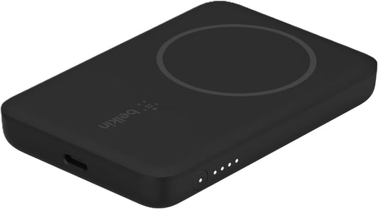 Portable Charger, Magsafe Charger Wireless Power Bank - 7.5W Wireless Charger - Portable Magnetic Battery Pack - Iphone 17, Air, Pro, Pro Max, Airpods, Apple Watch, Google Pixel 10, Etc - Black